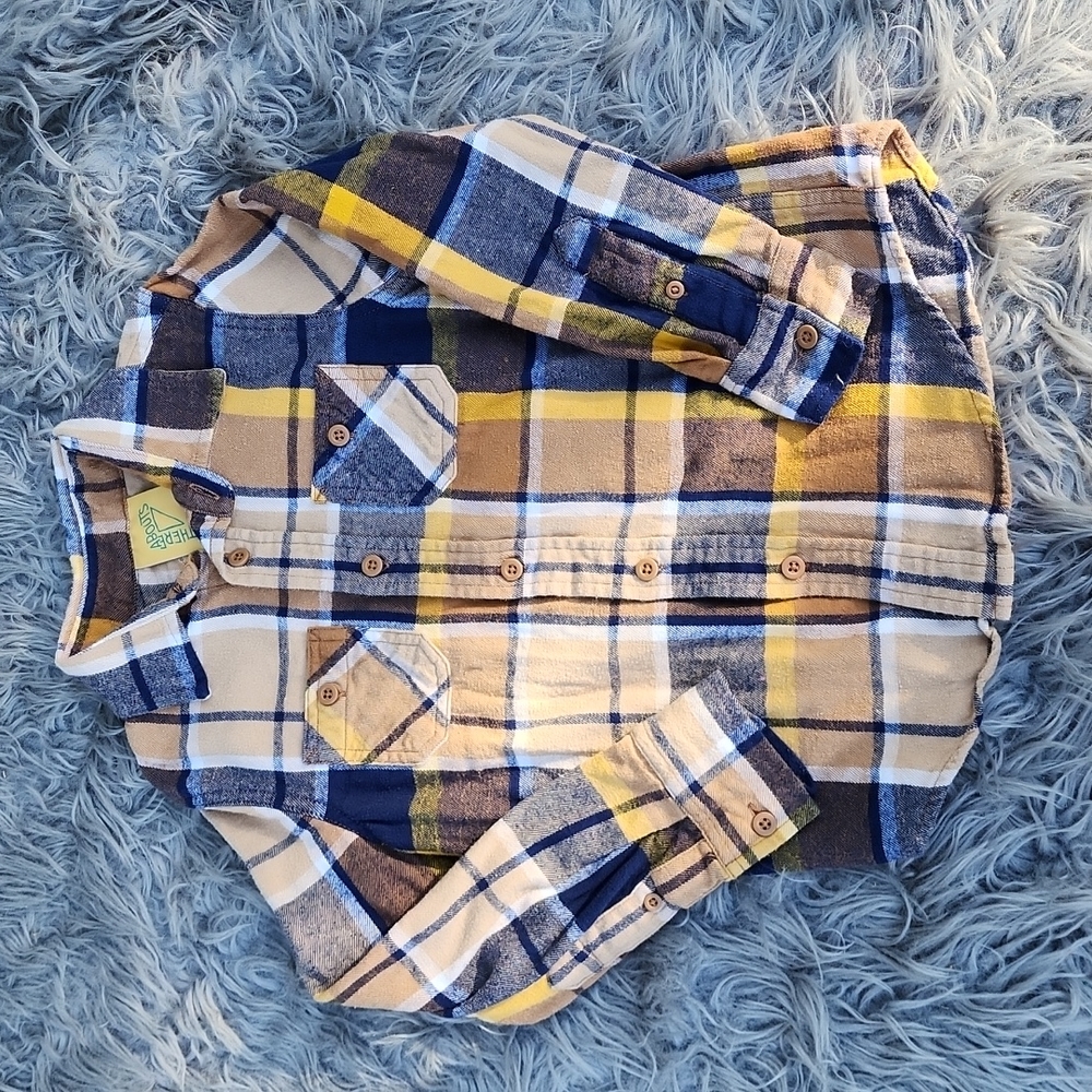 Boys' flannel shirt